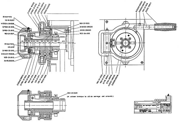 Зажимное пристрій токарно-гвинторізного верстата Schaublin 150